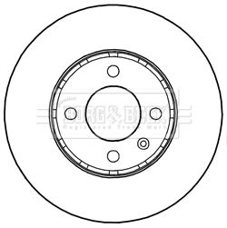 BORG & BECK Тормозной диск BBD5236